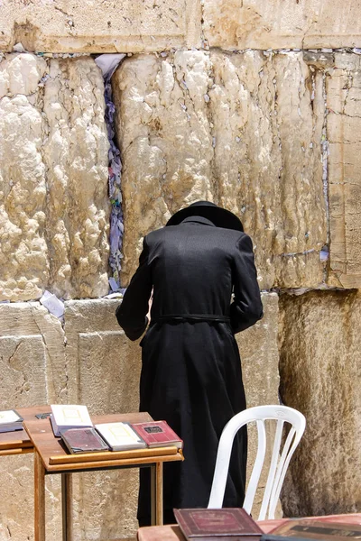 Jerusalem Israel May 2018 View Unknown Religious Orthodox Jew Praying — Stock Photo, Image