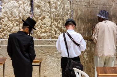 Kudüs İsrail 21 Mayıs 2018 görüntülemek açık dua bilinmeyenli halkı Batı Kudüs eski şehri akşam duvar