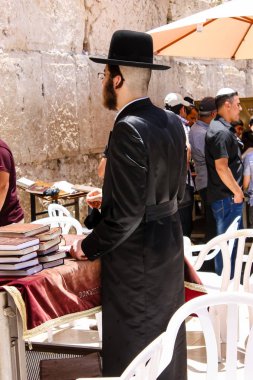 Kudüs İsrail 21 Mayıs 2018 görüntülemek açık dua bilinmeyenli halkı Batı Kudüs eski şehri akşam duvar