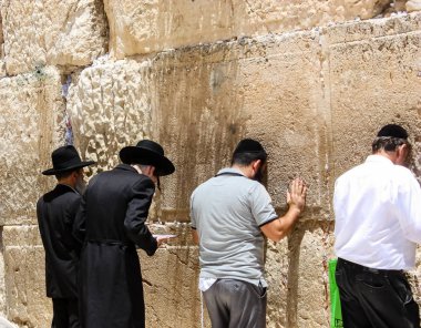 Kudüs İsrail 21 Mayıs 2018 görüntülemek açık dua bilinmeyenli halkı Batı Kudüs eski şehri akşam duvar