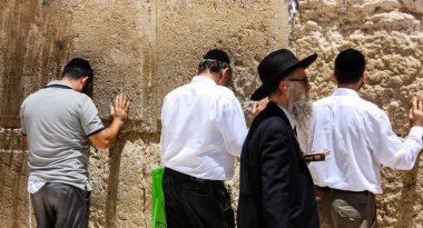 Kudüs İsrail 21 Mayıs 2018 görüntülemek açık dua bilinmeyenli halkı Batı Kudüs eski şehri akşam duvar