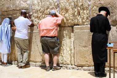 Kudüs İsrail 21 Mayıs 2018 görüntülemek açık dua bilinmeyenli halkı Batı Kudüs eski şehri akşam duvar