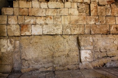 Kudüs İsrail 21 Mayıs 2018 Kudüs'ün eski şehri Batı Decumanus görünümünü