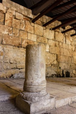Kudüs İsrail 21 Mayıs 2018 Kudüs'ün eski şehri Batı Decumanus görünümünü
