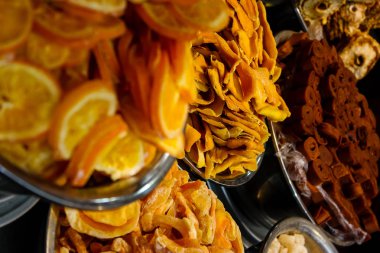 Kudüs İsrail 24 Mayıs 2018 çeşitli Kuruyemiş Closeup lehimlemek içinde çarşı Kudüs İsrail