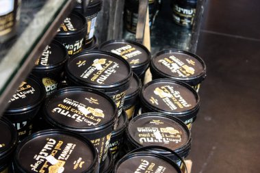 Kudüs İsrail 24 Mayıs 2018 thina Closeup lehimlemek içinde çarşı Kudüs İsrail