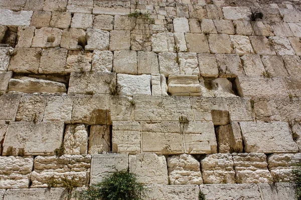 Перегляд Західних Стіна Старого Міста Єрусалиму Ізраїлі — стокове фото