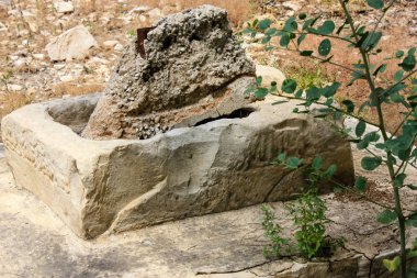 Kudüs İsrail 28 Mayıs 2018 Kudüs şehir merkezinde bir eski terk edilmiş Arap mezarlığı görünümü