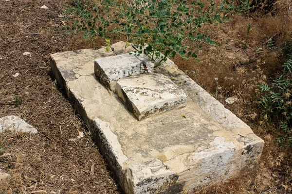 Jerusalém Israel Maio 2018 Vista Antigo Cemitério Árabe Abandonado Centro — Fotografia de Stock