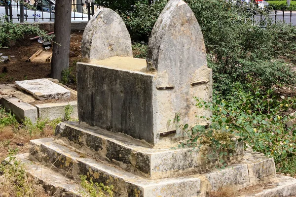 Jerusalén Israel Mayo 2018 Vista Antiguo Cementerio Árabe Abandonado Centro —  Fotos de Stock
