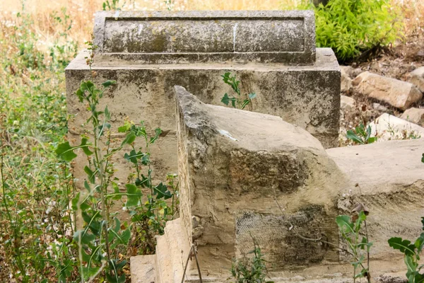 Jérusalem Israël Mai 2018 Vue Vieux Cimetière Arabe Abandonné Centre — Photo