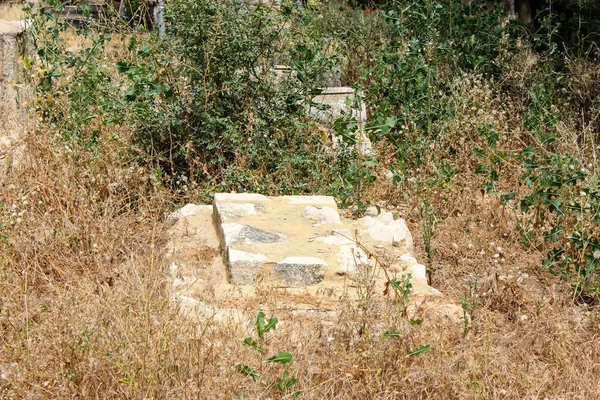 예루살렘 이스라엘 2018 예루살렘의 도시의 센터에 버려진된 묘지의 — 스톡 사진