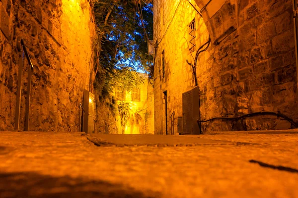 Izrael Jerozolima Maja 2018 Widok Ulicy Starego Miasta Jerozolimie Ziemi — Zdjęcie stockowe