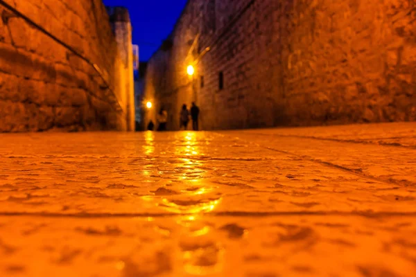 Izrael Jerozolima Maja 2018 Widok Ulicy Starego Miasta Jerozolimie Ziemi — Zdjęcie stockowe