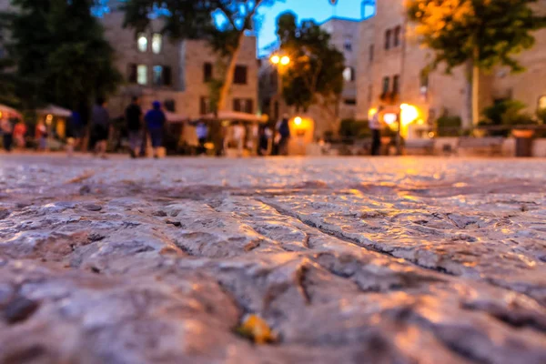 351 Jerusalén Israel Mayo 2018 Vista Gente Desconocida Caminando Por — Foto de Stock