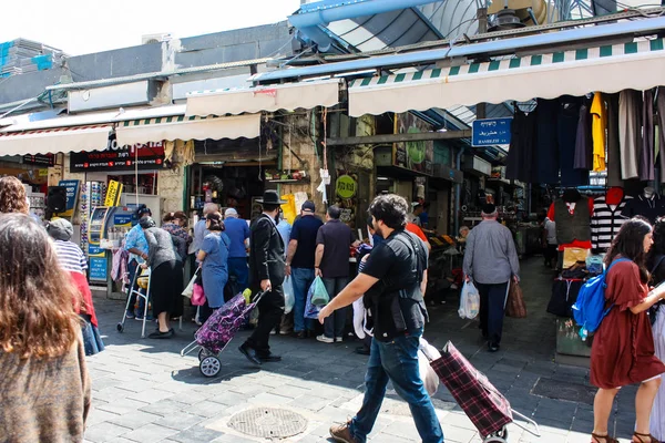 Jerusalem Israel Juni 2018 Visa Okända Människor Promenader Och Shopping — Stockfoto