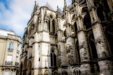 Reims Fransa'daki Notre Dame Katedrali