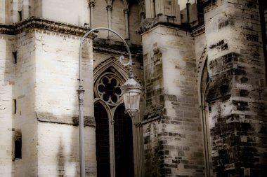 Reims Fransa'daki Notre Dame Katedrali