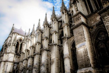 Reims Fransa'daki Notre Dame Katedrali