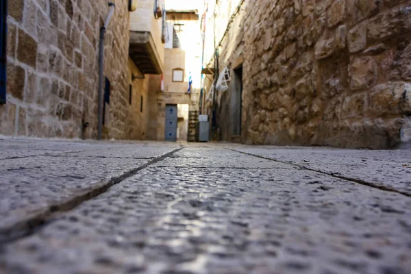 Jerusalén Israel Mayo 2018 Vista Calle Ciudad Vieja Jerusalén Barrio — Foto de Stock