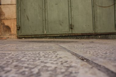 Kudüs İsrail 07 Haziran 2018 Eski Kudüs şehri yerden sokak görünümü