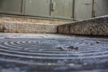 Kudüs İsrail 07 Haziran 2018 Eski Kudüs şehri yerden sokak görünümü