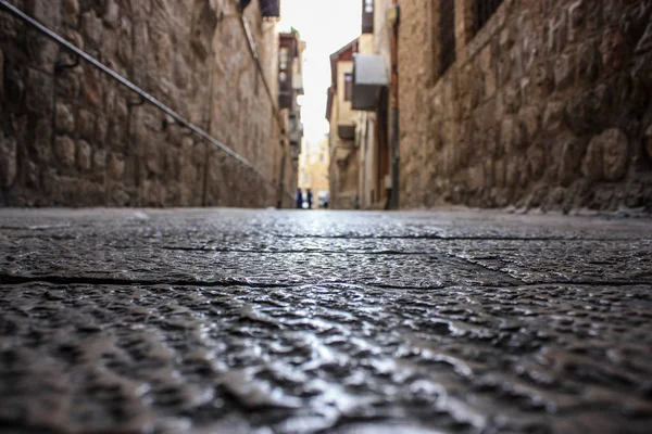 Jerusalén Israel Junio 2018 Vista Calle Ciudad Vieja Jerusalén Desde — Foto de Stock