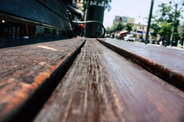 Kudüs İsrail 08 Haziran 2018 Jaffa Street View üzerinden genel bir bank sabah Kudüs'te