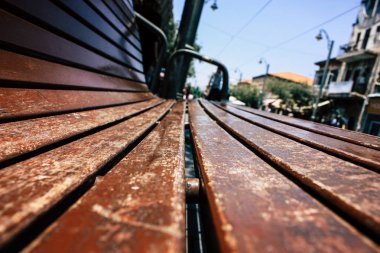 Kudüs İsrail 08 Haziran 2018 Jaffa Street View üzerinden genel bir bank sabah Kudüs'te