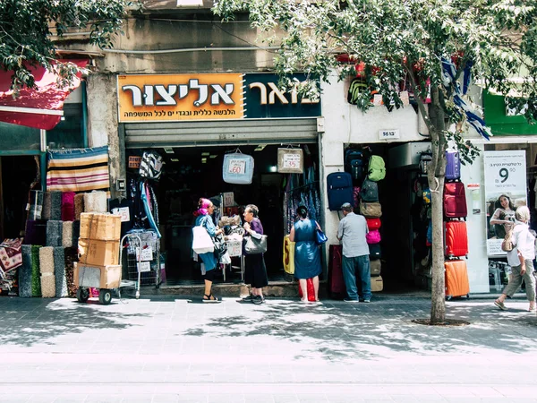 Kudüs İsrail 12 Haziran 2018 sabah Kudüs'ün Yafa Caddesi'nde bir dükkan görünümünü