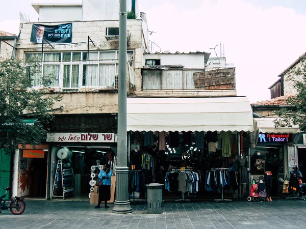 Kudüs İsrail 12 Haziran 2018 sabah Kudüs'ün Yafa Caddesi'nde bir dükkan görünümünü