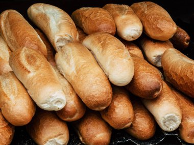 Kudüs İsrail 12 Haziran 2018 çeşitli ekmekler görünümünü sabah Kudüs'te piyasada satılan