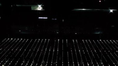 Kudüs İsrail 14 Haziran 2018 Teddy park Kudüs'te Çeşme gece bilinmeyenli oynayanlar görünümünü