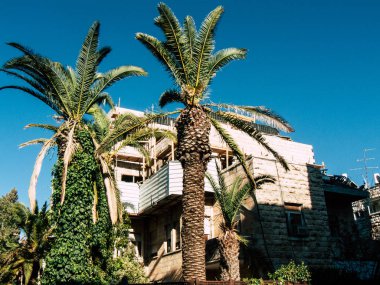 Kudüs İsrail 14 Haziran 2018 Jabotinsky street Kudüs İsrail binada görünümünü