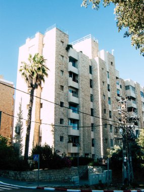 Kudüs İsrail 14 Haziran 2018 Jabotinsky street Kudüs İsrail binada görünümünü