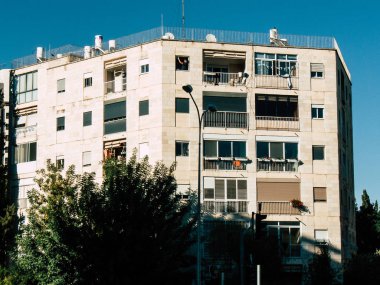 Kudüs İsrail 14 Haziran 2018 Jabotinsky street Kudüs İsrail binada görünümünü