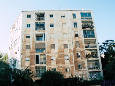 Kudüs İsrail 14 Haziran 2018 Jabotinsky street Kudüs İsrail binada görünümünü