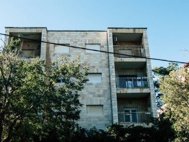 Kudüs İsrail 14 Haziran 2018 Jabotinsky street Kudüs İsrail binada görünümünü