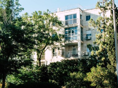 Kudüs İsrail 14 Haziran 2018 Jabotinsky street Kudüs İsrail binada görünümünü