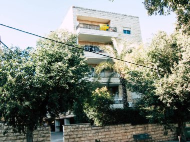 Kudüs İsrail 14 Haziran 2018 Jabotinsky street Kudüs İsrail binada görünümünü