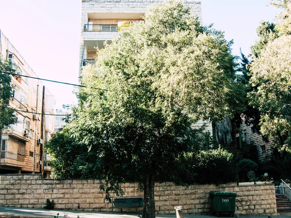 Kudüs İsrail 14 Haziran 2018 Jabotinsky street Kudüs İsrail binada görünümünü