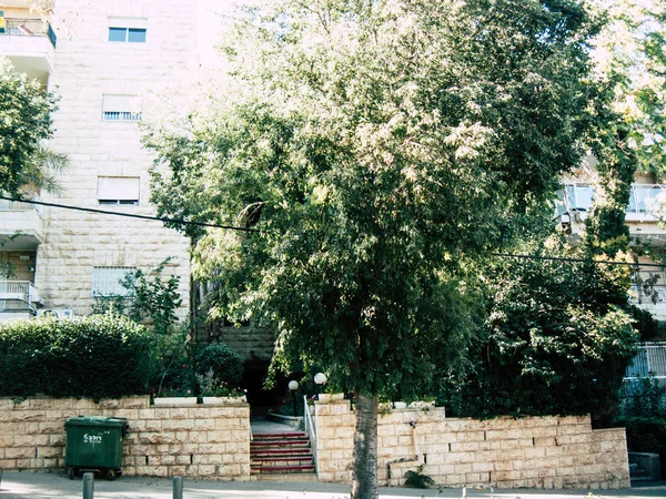 Kudüs İsrail 14 Haziran 2018 Jabotinsky street Kudüs İsrail binada görünümünü