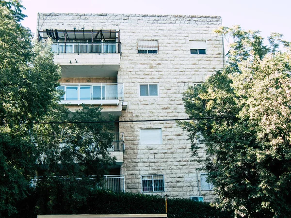 Jerusalem Israel Juni 2018 Blick Auf Das Gebäude Jabotinsky Street — Stockfoto