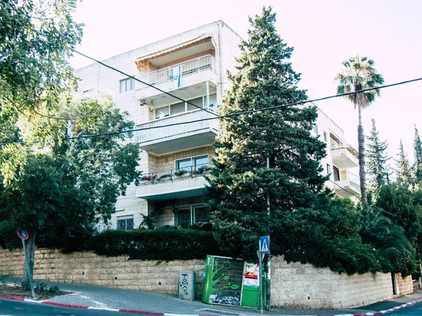 Kudüs İsrail 14 Haziran 2018 Jabotinsky street Kudüs İsrail binada görünümünü