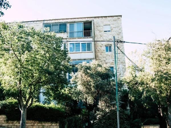 Kudüs İsrail 14 Haziran 2018 Jabotinsky street Kudüs İsrail binada görünümünü