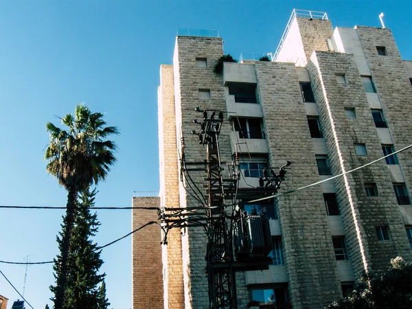 Kudüs İsrail 14 Haziran 2018 Jabotinsky street Kudüs İsrail binada görünümünü
