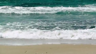 Rishon Lezion, İsrail Palmachim Beach'te deniz görünümü  