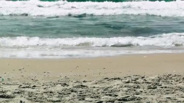 Rishon Lezion, İsrail Palmachim Beach'te deniz görünümü  