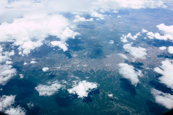 Öğleden Sonra 000 Feet Irtifada Akdeniz Deniz Kıyısında Havadan Görünümü — Stok fotoğraf