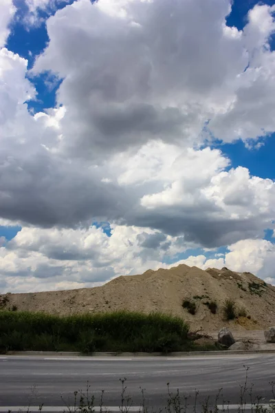 Vista Natureza Paisagem Com Céu Nublado Torno Reims França — Fotografia de Stock